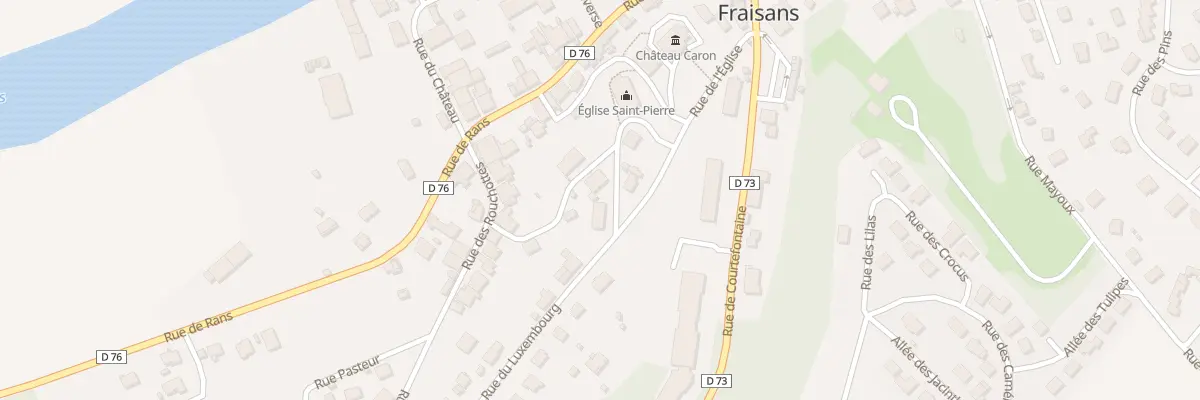 Plan du 4 Rue des Acacias à Fraisans