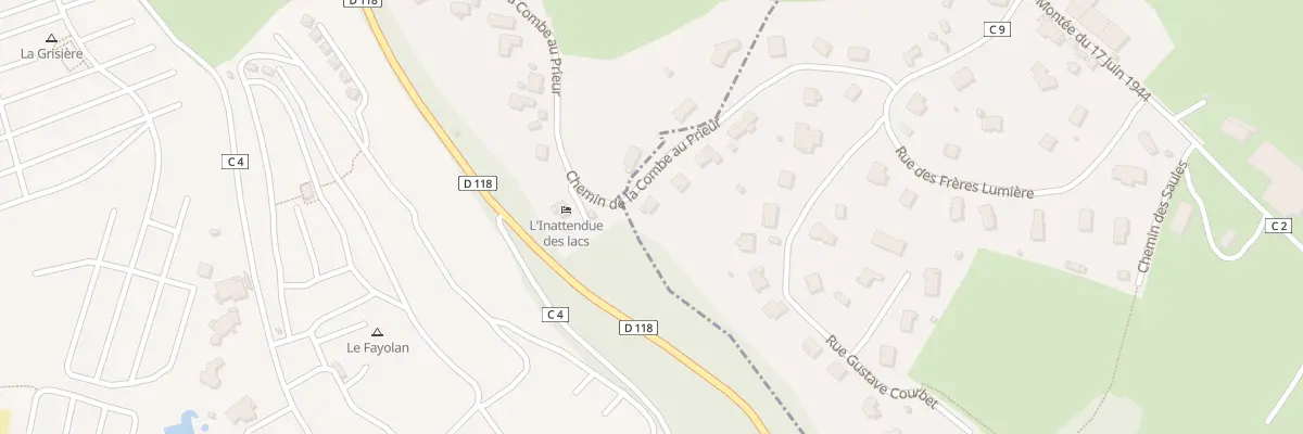 Plan du 125 Rue Combe aux Prieurs à Clairvaux-les-Lacs