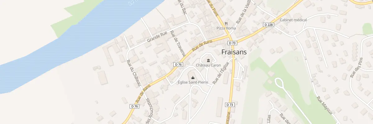 Plan du 13 Rue de Rans à Fraisans