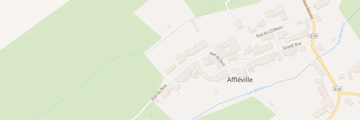 Plan du 14 Rue du Bois à Affléville
