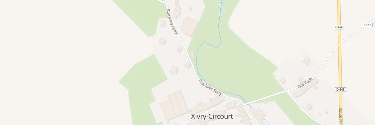 Plan du 21 Rue Jules Ferry à Xivry-Circourt