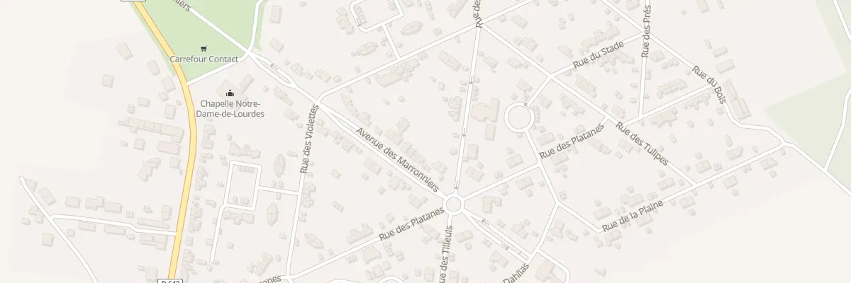 Plan du 21 Av des Marronniers à Mercy-le-Bas