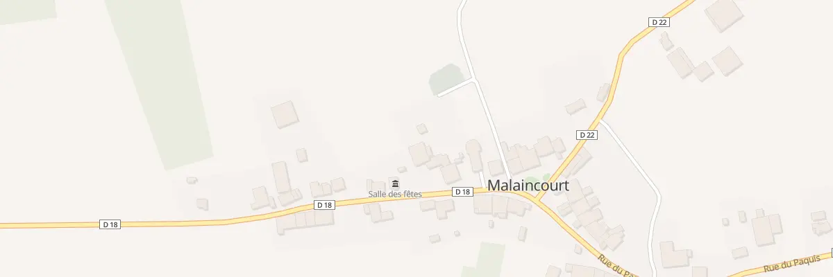 Plan du 8 Rue Grande Rue à Malaincourt