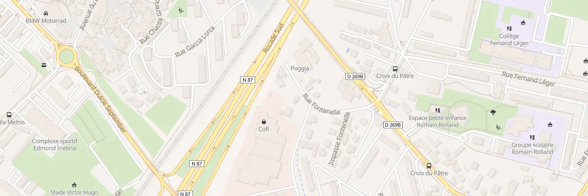 Plan du 6 Rue Fontenelle à Saint-Martin-d’Hères