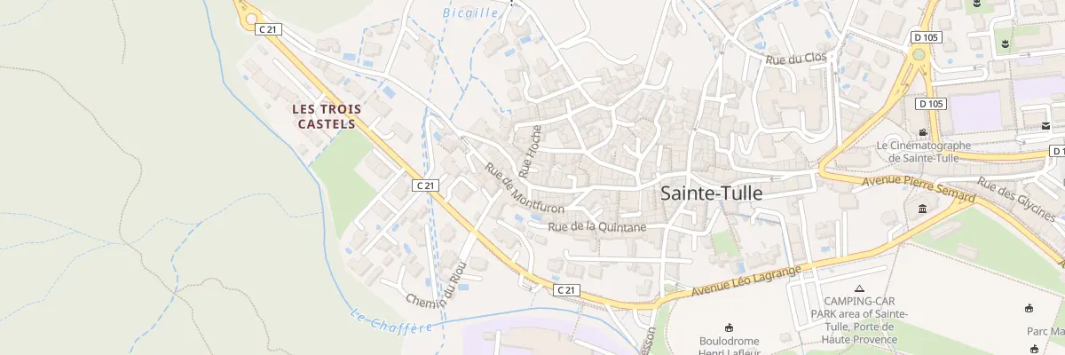 Plan du 38 Rue du Moulin à Sainte-Tulle
