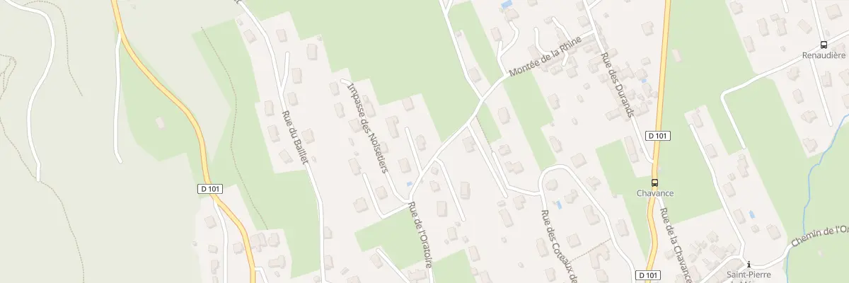 Plan du 242 Mte de la Rhine à Saint-Pierre-de-Mésage