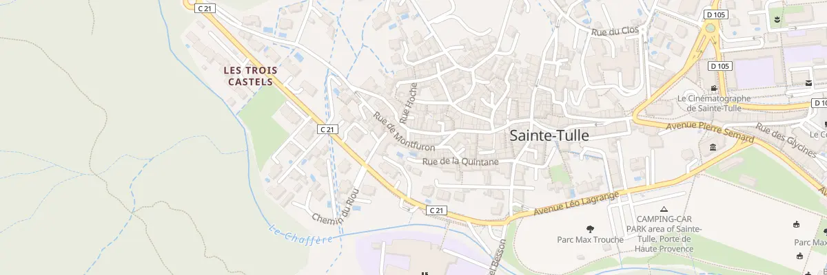 Plan du 35 Rue du Moulin à Sainte-Tulle