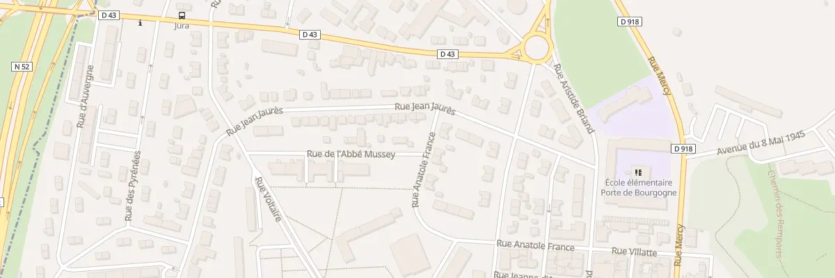 Plan du 21 Rue de l’Abbé Mussey à Longwy
