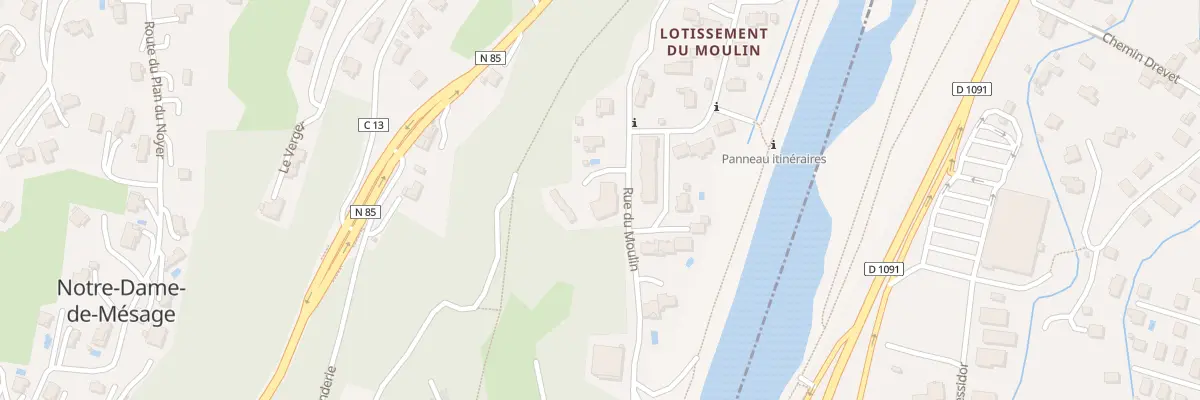 Plan du 163 Rue du Moulin à Notre-Dame-de-Mésage