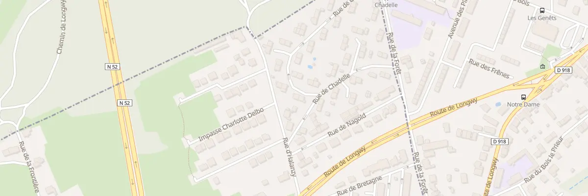 Plan du 37 Rue de Chadelle à Longwy