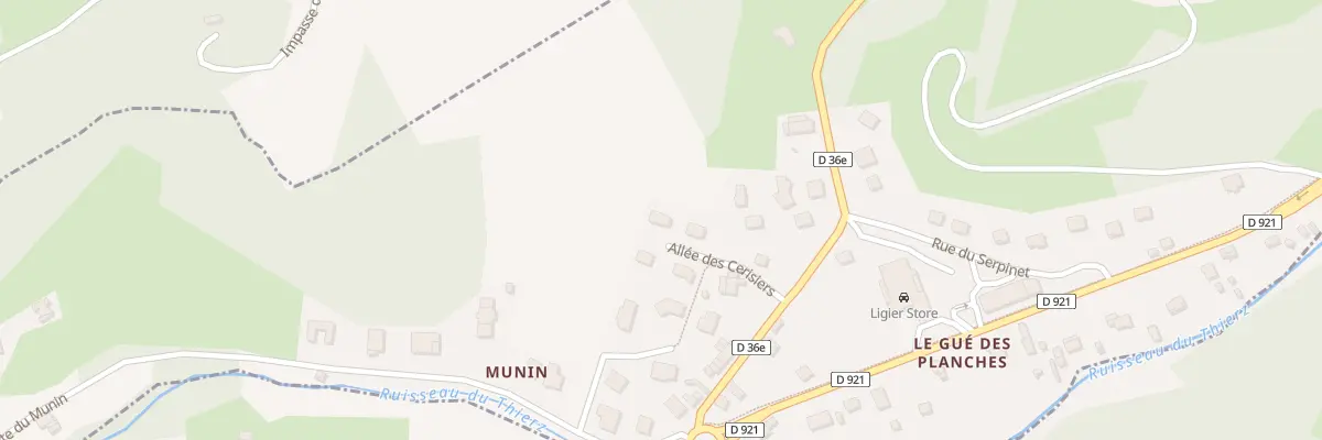 Plan du 96 All des Cerisiers à Saint-Alban-de-Montbel