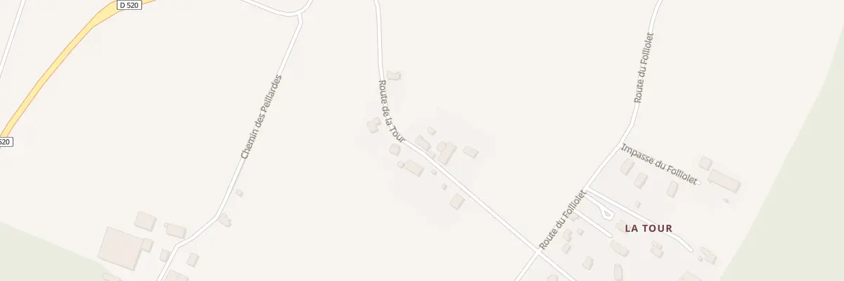 Plan du 455 Rte de la Tour à Entre-deux-Guiers
