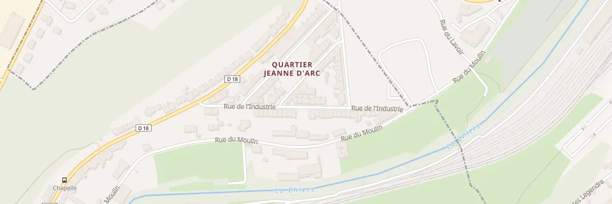 Plan du 7 Rue de l’Industrie à Réhon