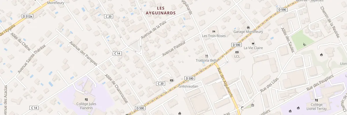 Plan du 6 Av Pasteur à Corenc