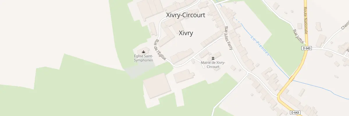 Plan du 11 Rue de l’Eglise à Xivry-Circourt