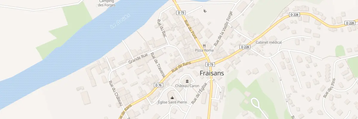 Plan du 10B Rue de Rans à Fraisans