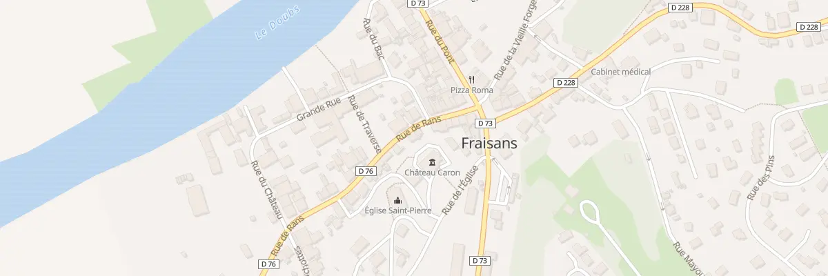 Plan du 9 Rue de Rans à Fraisans