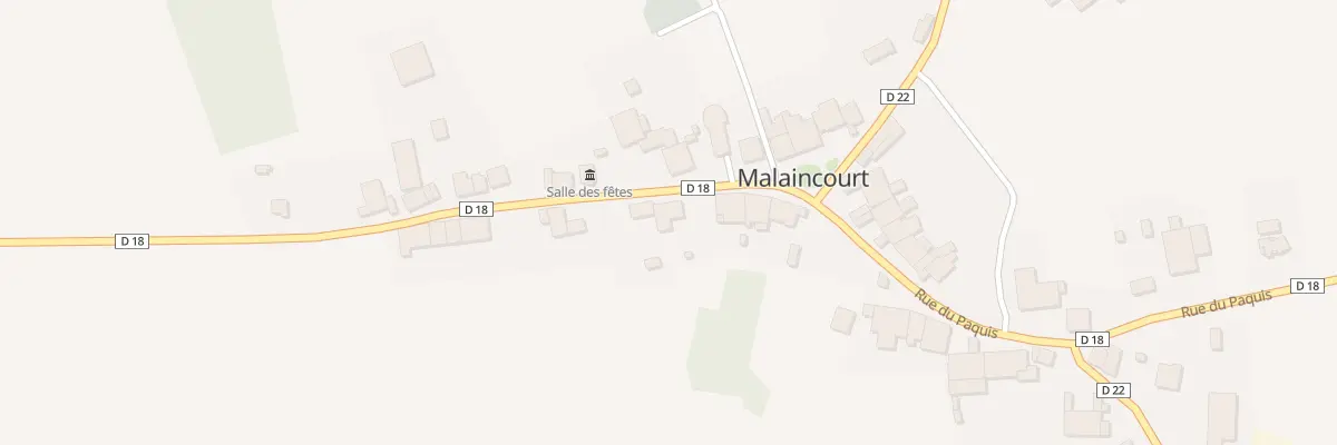 Plan du 9 Rue Grande Rue à Malaincourt
