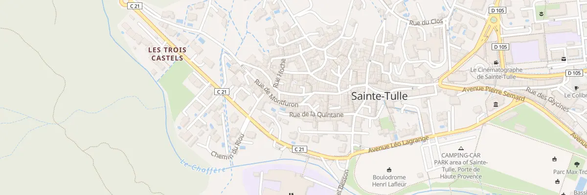 Plan du 23 Rue du Moulin à Sainte-Tulle