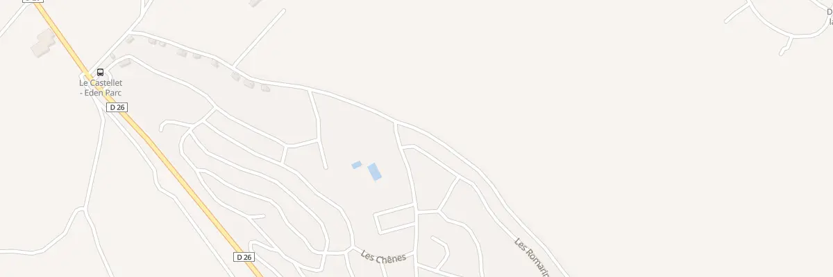 Plan du 1 Res Castellet Park au Castellet