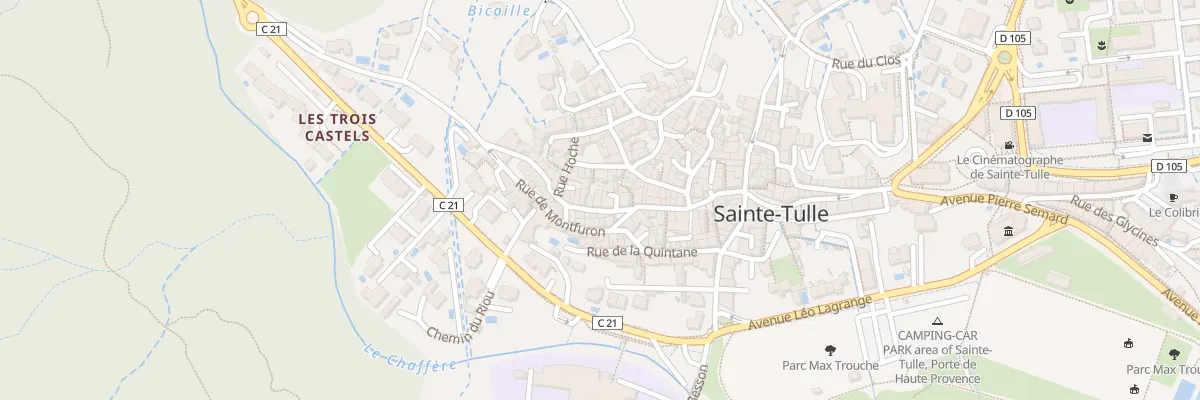 Plan du 12 Rue du Moulin à Sainte-Tulle