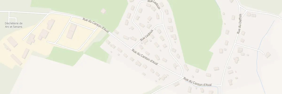 Plan du 14 Rue du Canton d’Aval à Arc-et-Senans