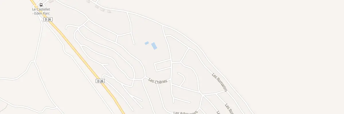 Plan du 272 Res Castellet Park au Castellet