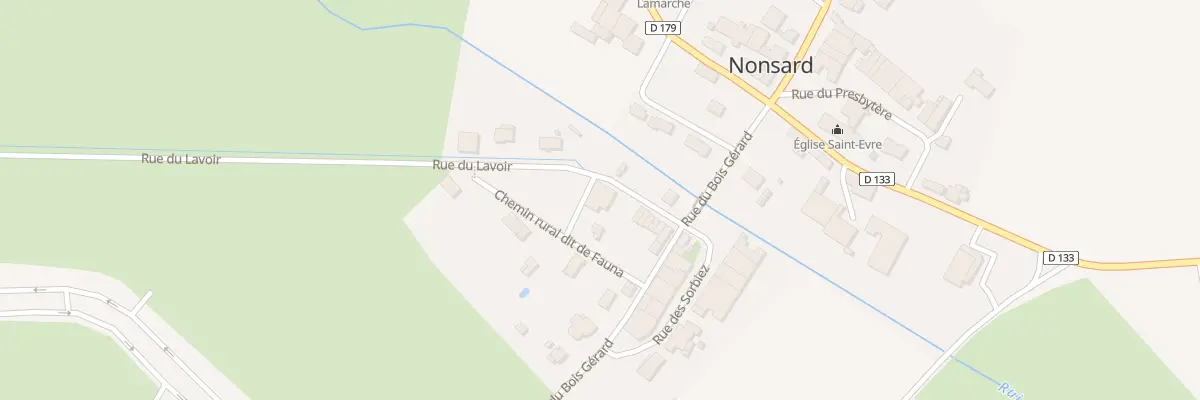 Plan du 7 Rue du Lavoir à Nonsard-Lamarche