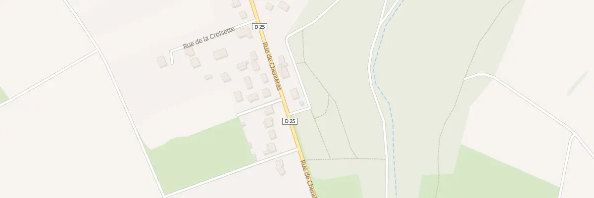 Plan du 45 Rue de la Croisette à Chenières