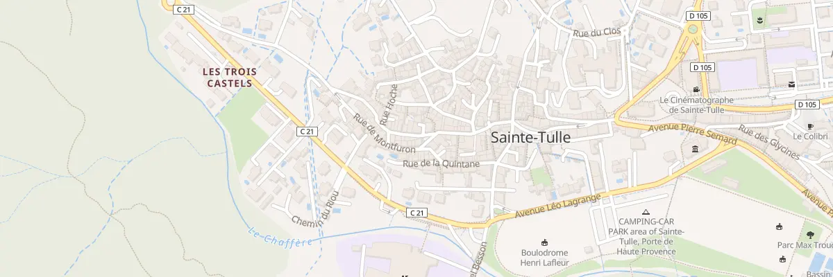 Plan du 11 Rue du Moulin à Sainte-Tulle