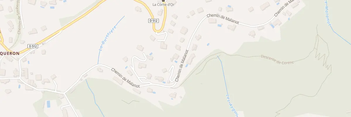 Plan du 44B Che de Malanot à Corenc
