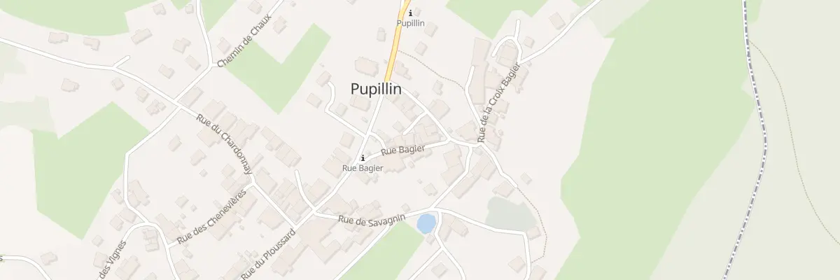 Plan du 7 Rue Bagier à Pupillin