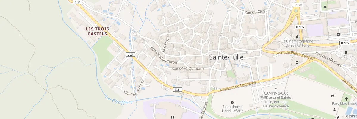 Plan du 1 Rue du Moulin à Sainte-Tulle
