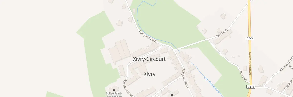 Plan du 10 Rue de l’Eglise à Xivry-Circourt