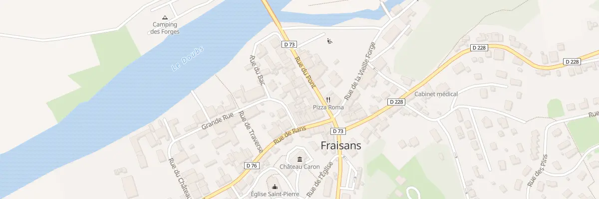 Plan du 9 Rue du Pont à Fraisans