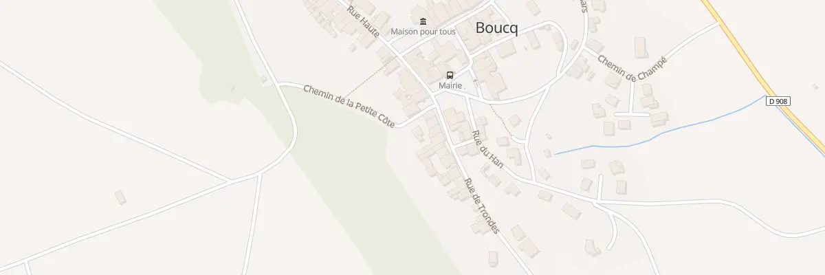 Plan du 3 Rue de Trondes à Boucq