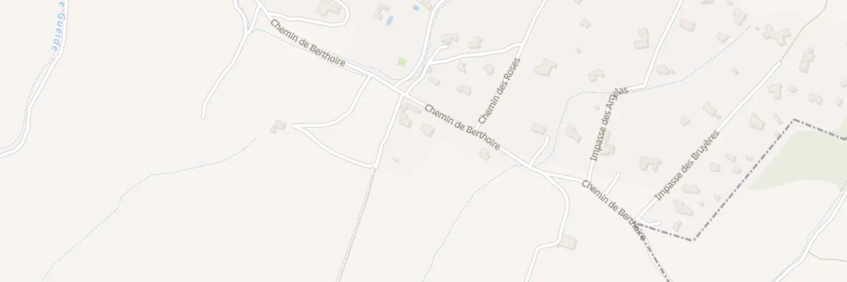 Plan du 2160 Che de Berthoire à Pourrières