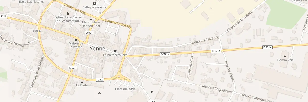 Plan du 87 Rue du Capitaine Simon à Yenne
