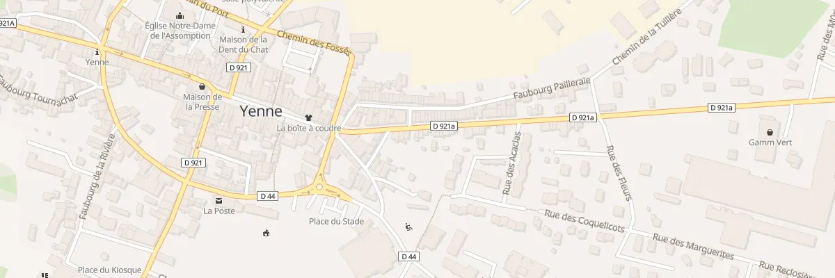 Plan du 92 Rue du Capitaine Simon à Yenne