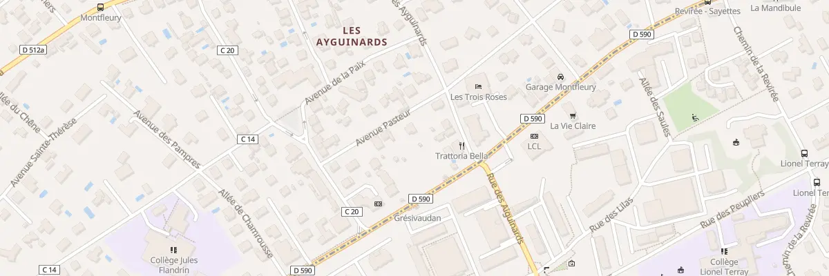 Plan du 12 Av Pasteur à Corenc