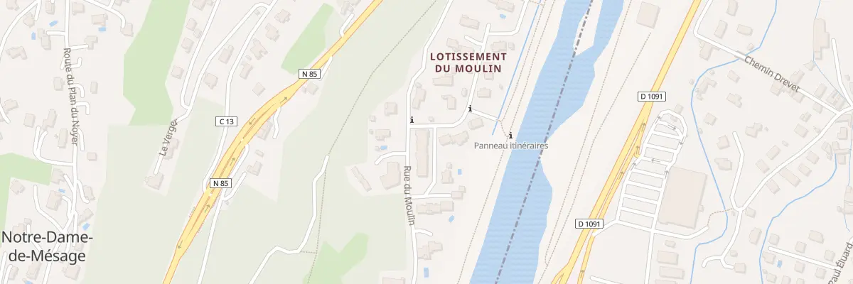 Plan du 200 Rue du Moulin à Notre-Dame-de-Mésage