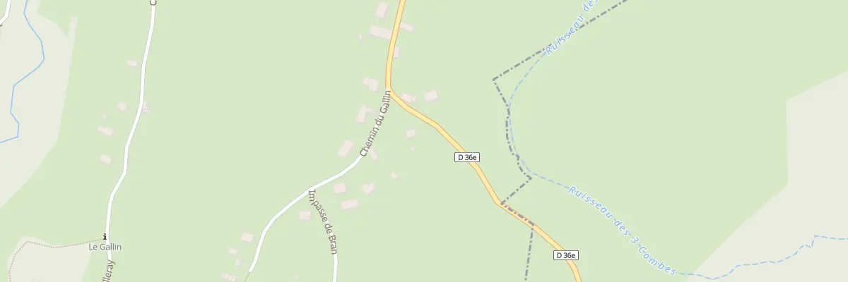 Plan du 133 Rte du Lac à Dullin