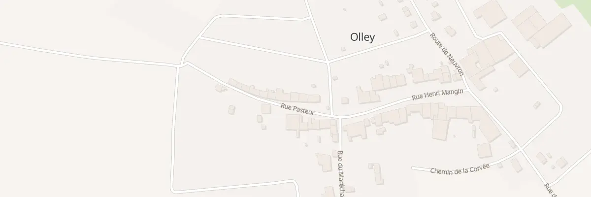 Plan du 3 Rue Pasteur à Olley