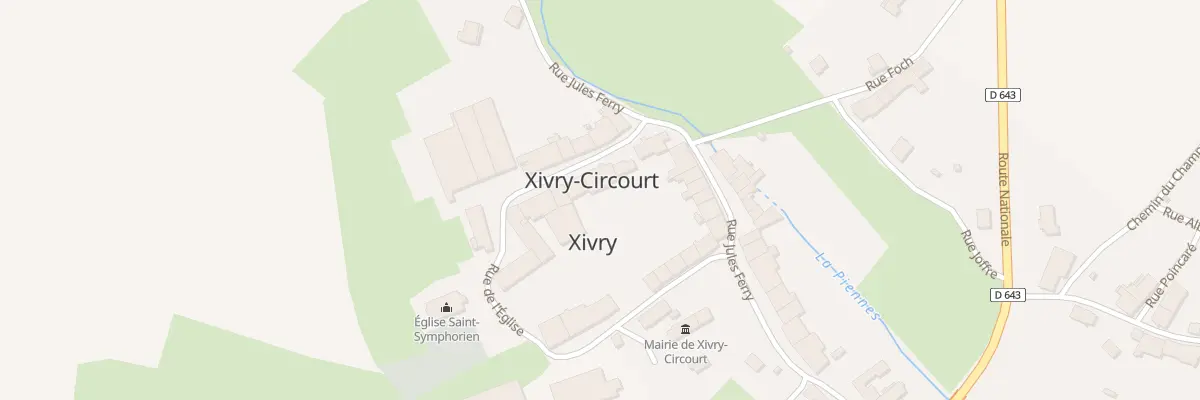 Plan du 15 Rue de l’Eglise à Xivry-Circourt