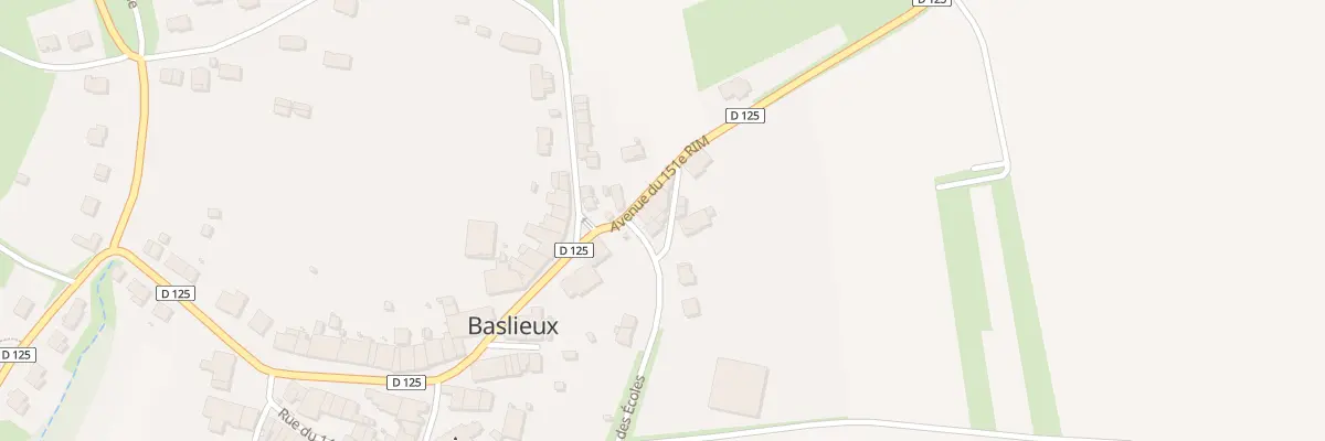 Plan du 1 Rue des Ecoles Cites à Baslieux