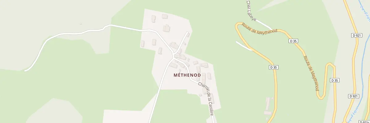 Plan du 5094 Methenod à Meyrieux-Trouet