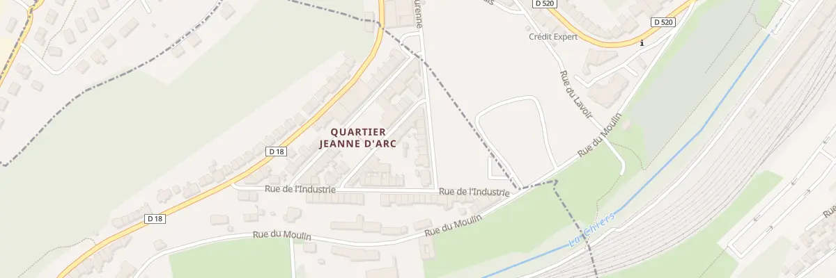 Plan du 9 Rue Emile Thomas à Réhon