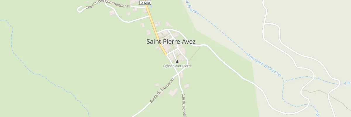 Plan du 5013 Le Village à Saint-Pierre-Avez