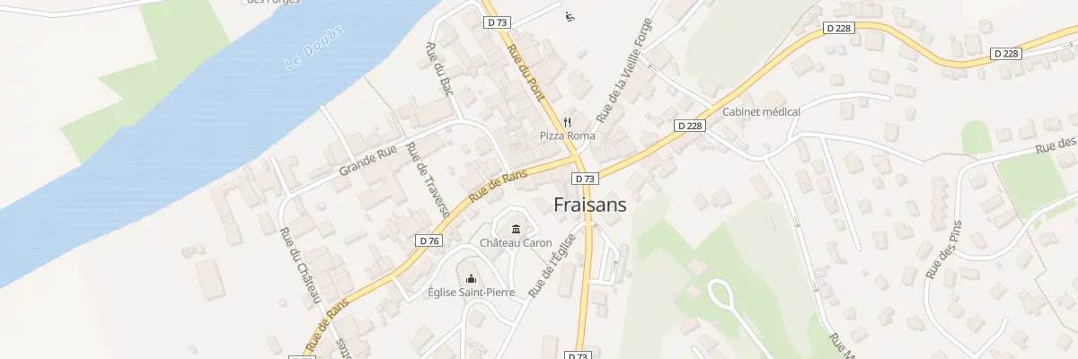 Plan du 5 Rue de Rans à Fraisans