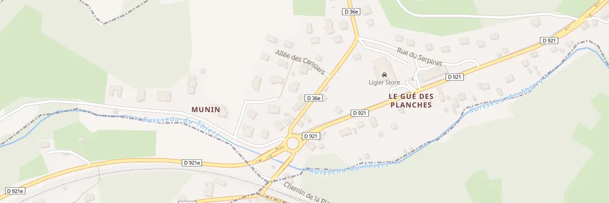 Plan du 83 Rte de la Drevettière à Saint-Alban-de-Montbel